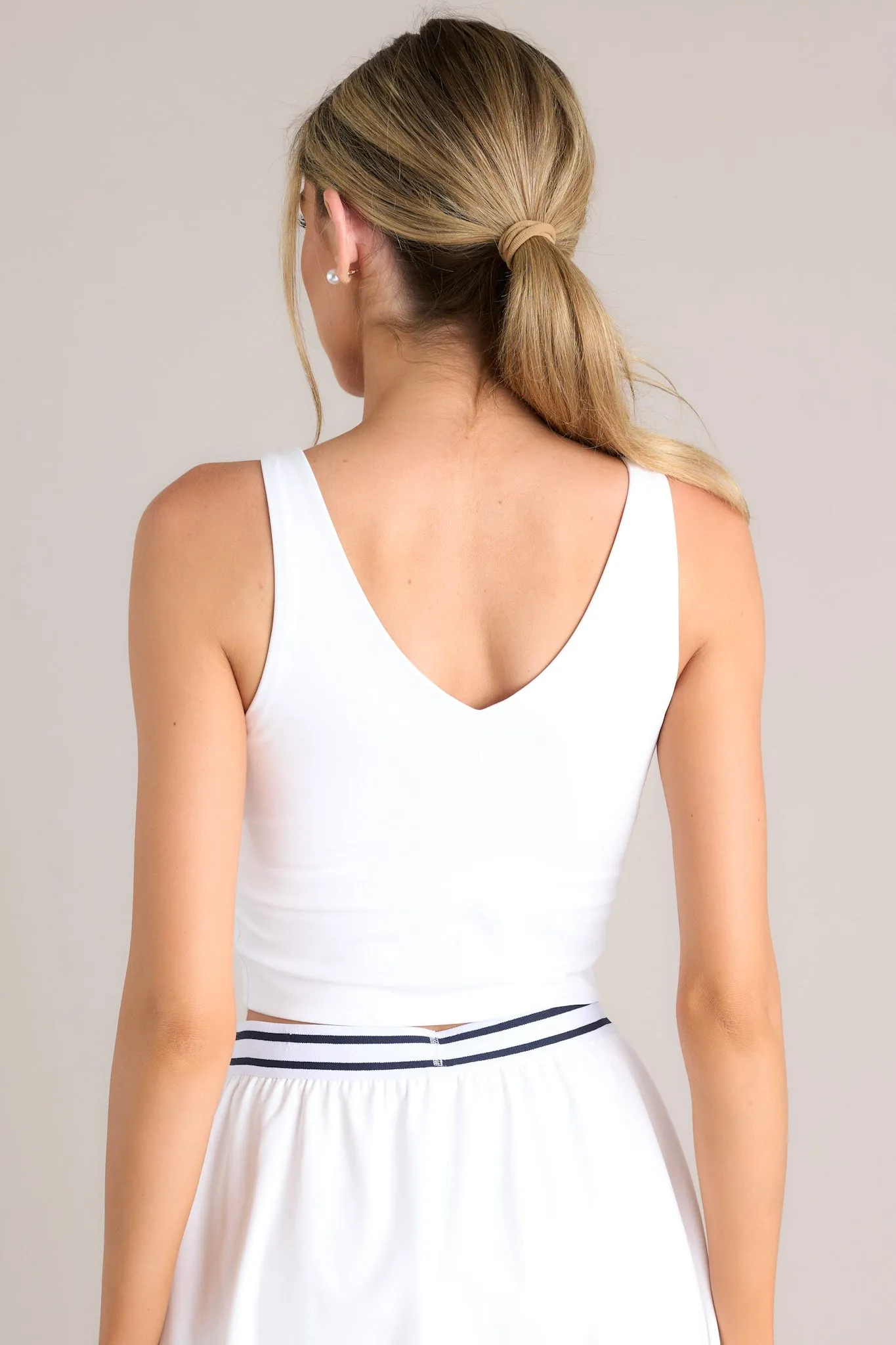 Z-Supply V-Neck Longline White Tank